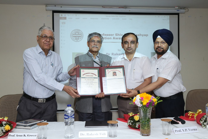 10th Professor SR Kashyap Oration Award lecture organized by the Department of Botany, Panjab University on 8th April 2024